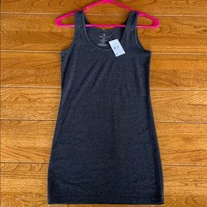 NWTs long, grey tank top